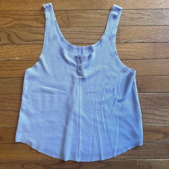 Nike purple Tank top Button front ribbed XS - Picture 3 of 10